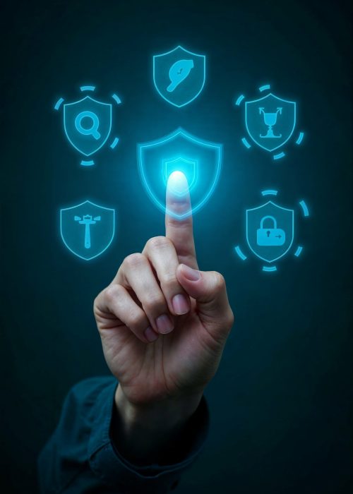 hand-touching-digital-security-shield-min